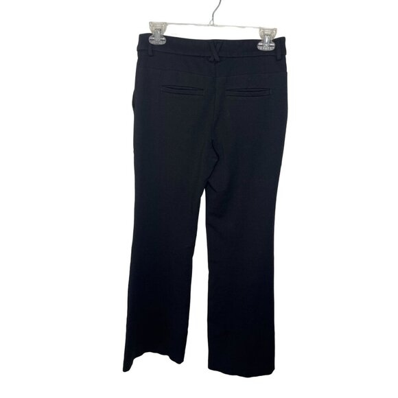 Anthropologie The Essential Trouser Wide Leg Black Pants Size 4 - Picture 3 of 6